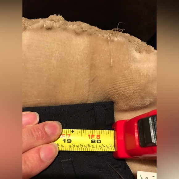 Grant Thomas Navy Blue Khakis Dressed Pants Size 42 X 30 Little Damage 2… - Picture 11 of 14